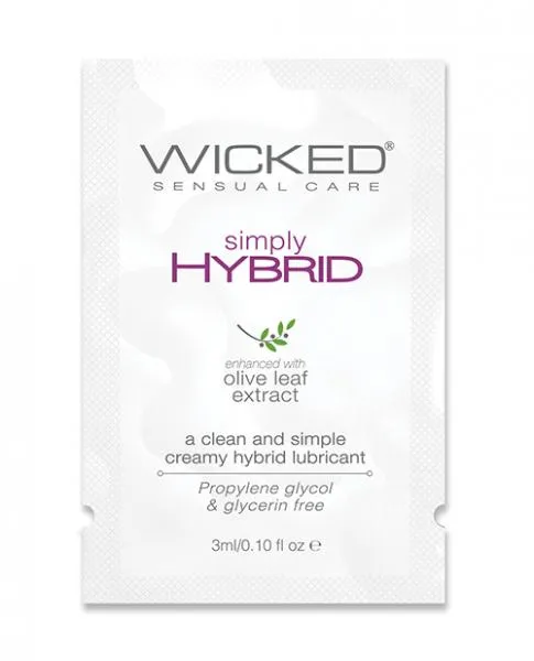 Wicked Sensual Care Lubricants Wicked Sensual Care Simply Hybrid Lubricant 1 Oz