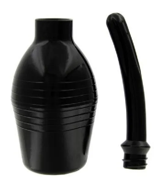 XR Brands Anal CleanStream Deluxe Enema Bulb Black