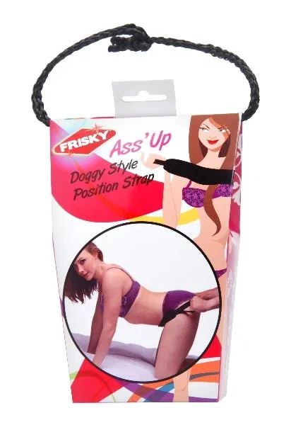 XR Brands Anal Frisky Ass Up Doggie Style Position Strap Black