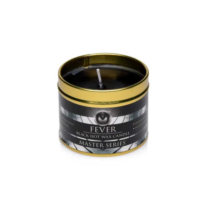 XR Brands Anal The Master Series Fever Black Hot Wax Candle