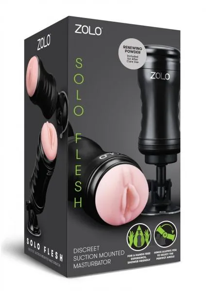 Zolo Solo Flesh Hands Free Masturbator Zolo Male Sex Toys