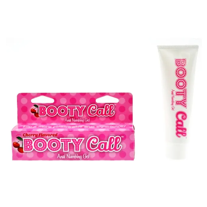 Booty Call Cherry Flavored Anal Numbing Gel 15oz With Benzocaine Little Genie Male Sex Toys