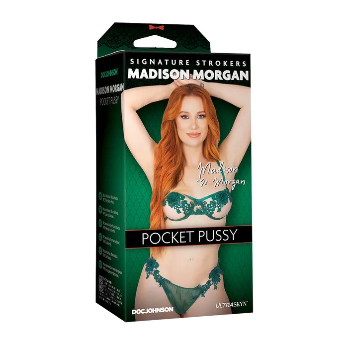 Doc Johnson Male Sex Toys Signature Strokers Madison Morgan ULTRASKYN Pocket Pussy