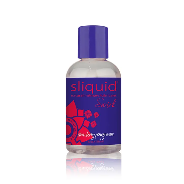 SLIQUID Lubricants Sliquid Swirl Strawberry Pomegranate Flavored Lubricant 42 oz