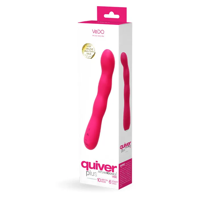 VEDO Vibrators Vedo Quiver Rechargeable Plus Vibe Foxy Pink