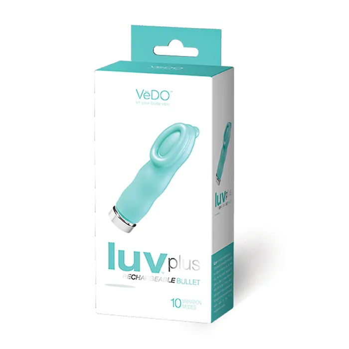 Vibrators VEDO VeDO Luvplus Rechargeable Vibe Tease Me Turquoise