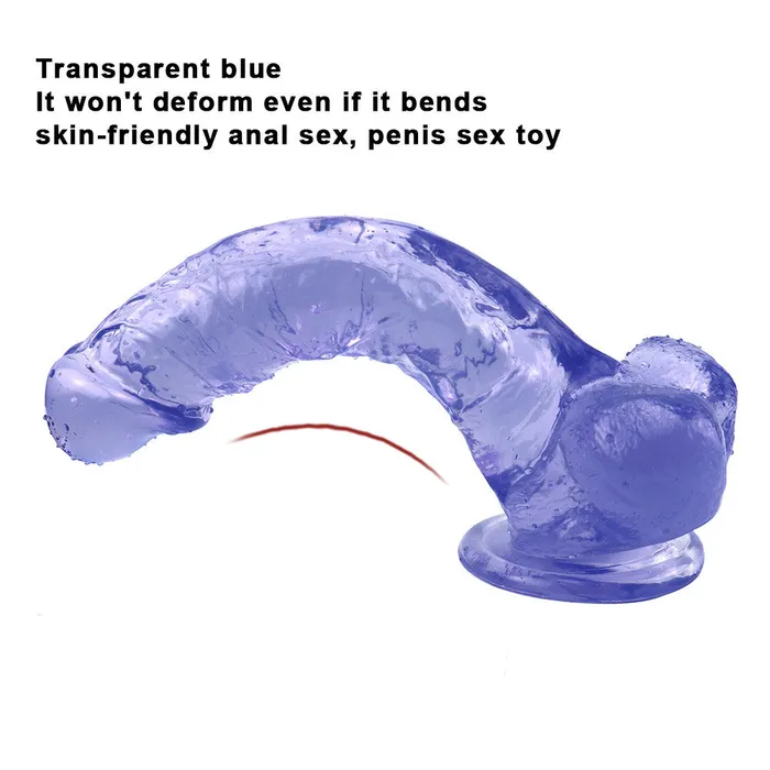  9 Inch blue dildo Anal