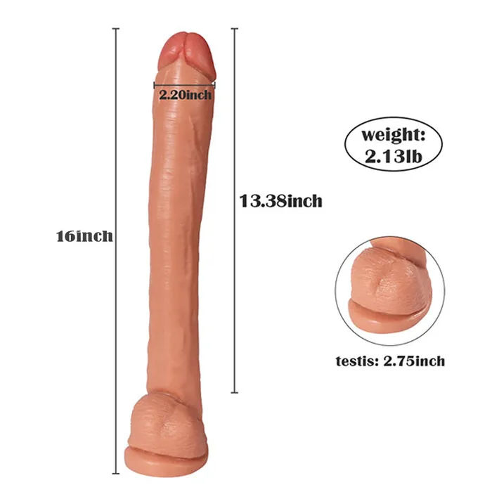 Anal 16 inch Dildo Extra Long Giant Dildos