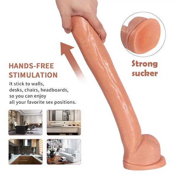 Anal 16 inch Dildo Extra Long Giant Dildos