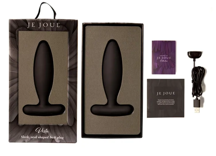 Anal Je Joue Vesta Vibrating Butt Plug Black