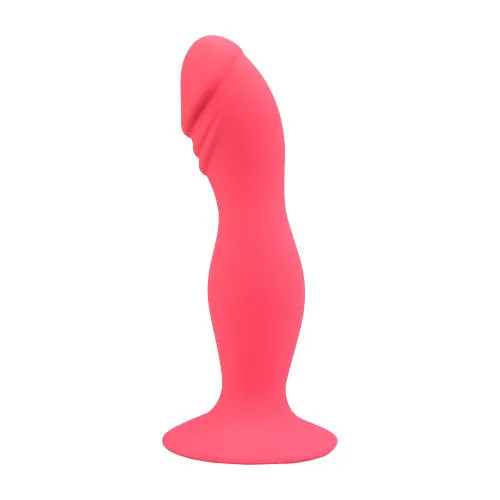 Anal Loving Joy Loving Joy 6 Inch Silicone Dildo with Suction Cup Pink