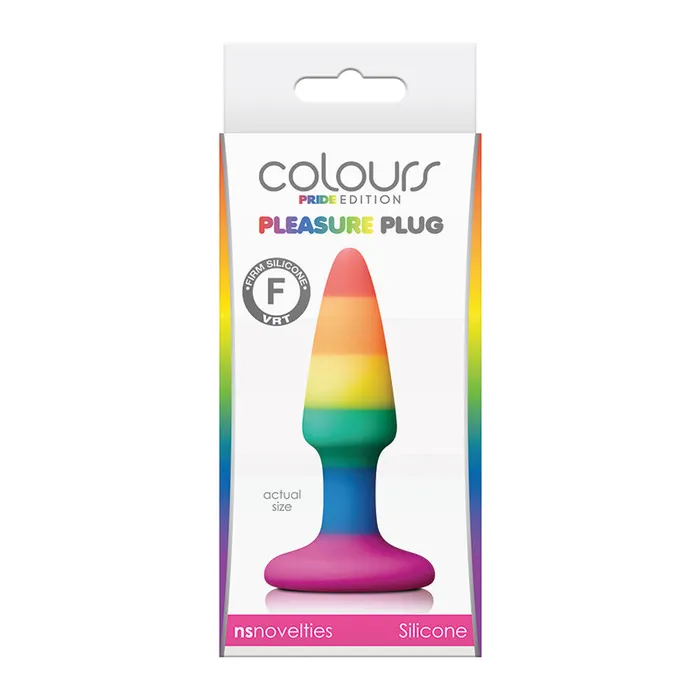 Anal NS Novelties NS Novelties Colours Pride Edition Pleasure Plug Mini Rainbow