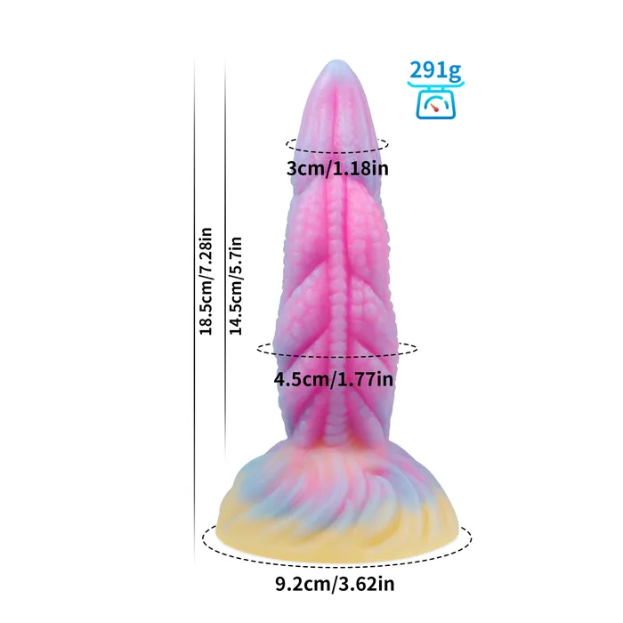 Corncob Suction Cup Fantasy Anal Dildo Anal