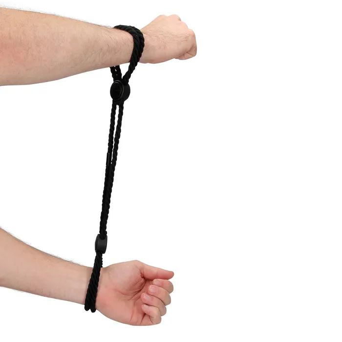 Couples Ouch Adjustable Rope Hand Cuffs Shots Toys