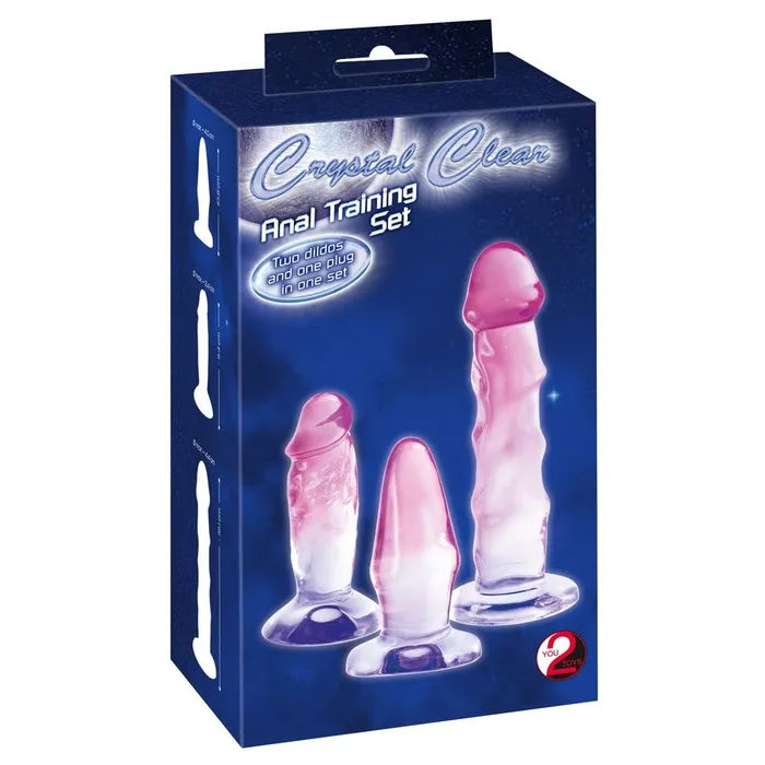 Crystal Clear Anal Training Set Pink You2Toys Anal