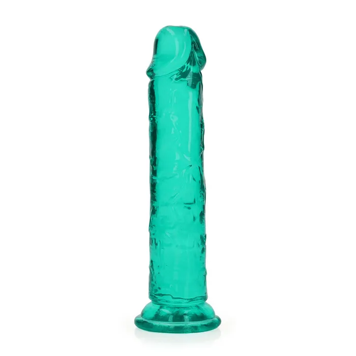 Dildos Shots Toys Jelly Dildo Real Rock Crystal Clear 7 Turquoise