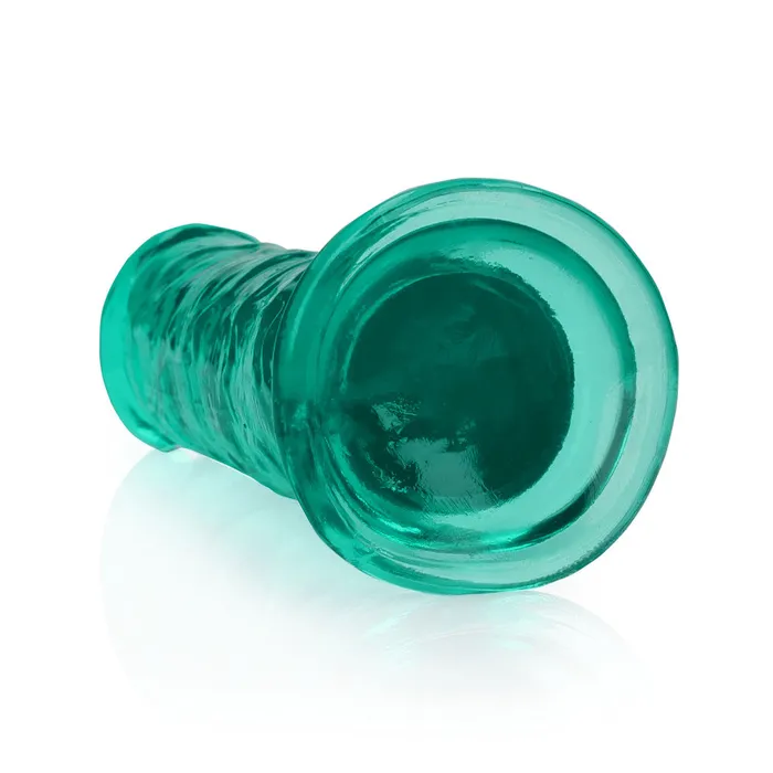 Dildos Shots Toys Jelly Dildo Real Rock Crystal Clear 7 Turquoise