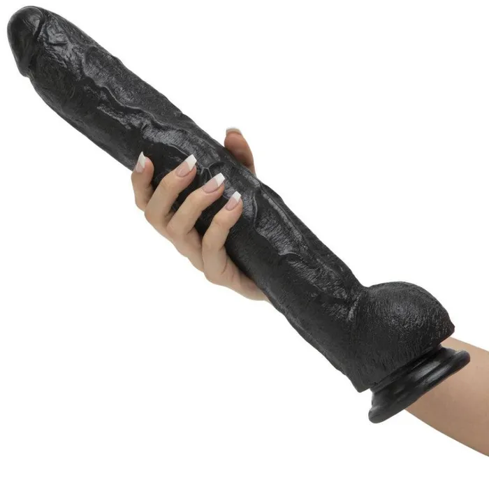 Doc Johnson Big realistic dildo Dick Rambone black 34 cm Female Sex Toys Doc Johnson Big realistic dildo Dick Rambone black 34 cm Female Sex Toys