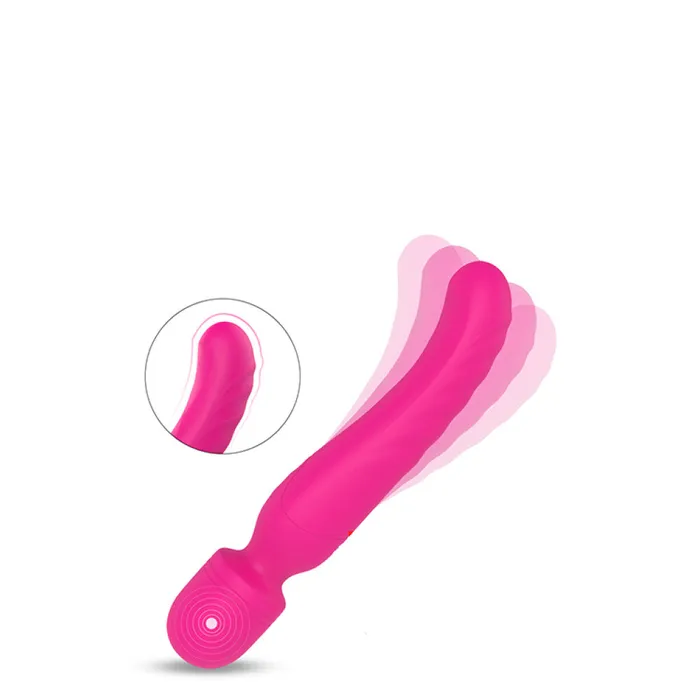Female Sex Toys Bodywand Massager with 2 Vibrating Ends Heating Mode Dream Toys