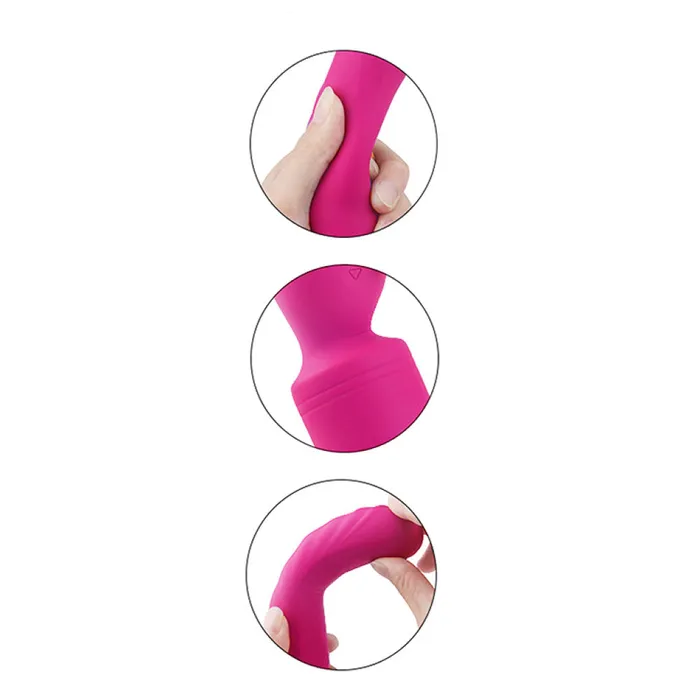 Female Sex Toys Bodywand Massager with 2 Vibrating Ends Heating Mode Dream Toys