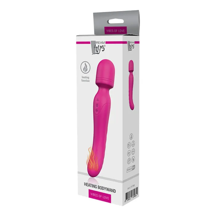 Female Sex Toys Bodywand Massager with 2 Vibrating Ends Heating Mode Dream Toys