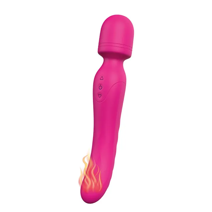 Female Sex Toys Bodywand Massager with 2 Vibrating Ends Heating Mode Dream Toys
