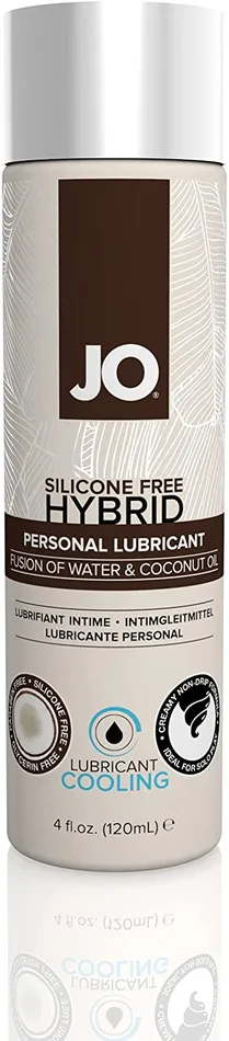 JO Coconut Hybrid Cooling Lubricant 4 floz 120 mL JO Lubricants Lubricants