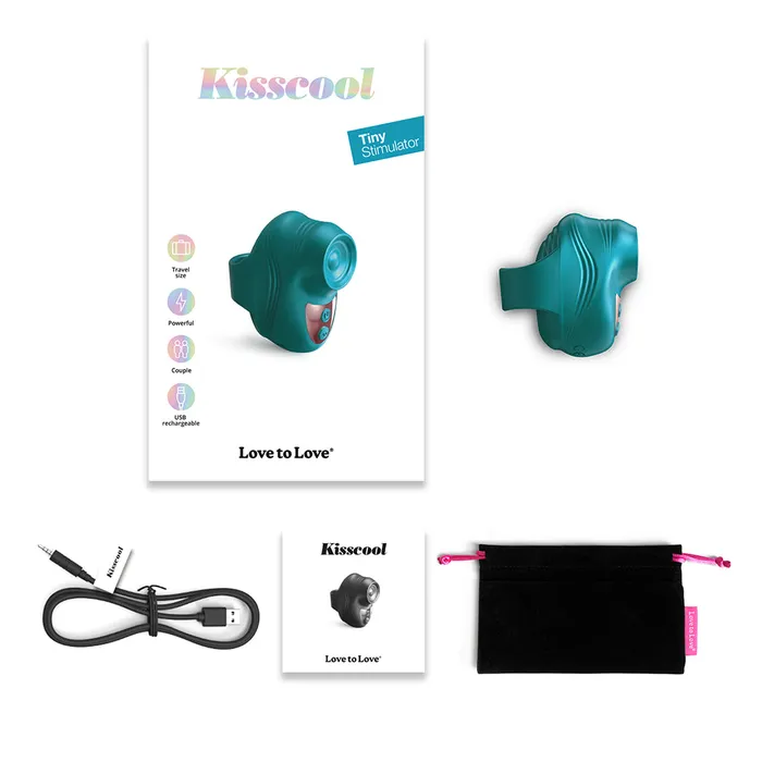 LOVE TO LOVE Vibrators KISSCOOL IRIDESCENT TEAL