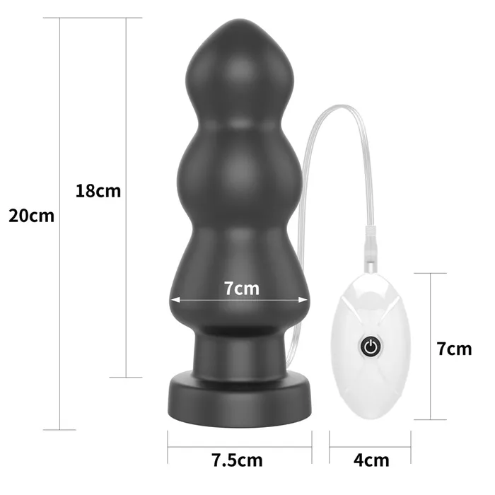 Love Toy Anal Large Vibrating Butt Plug Anal Rigger 78