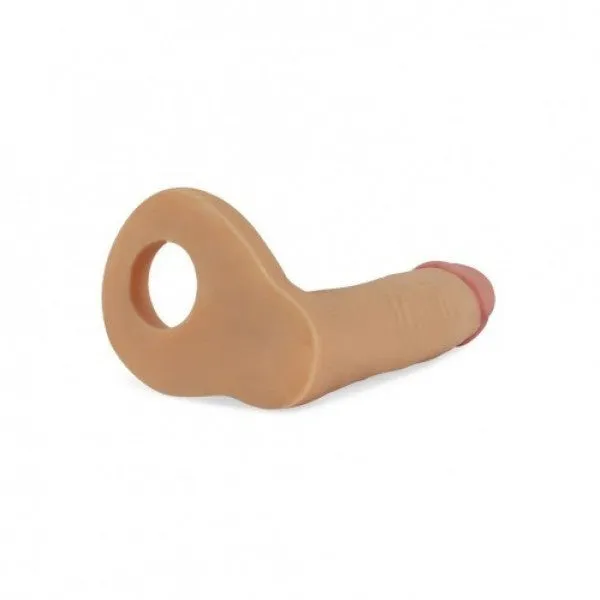 Love Toy Male Sex Toys Cock ring with anal dildo The Ultra Soft Double Dildo