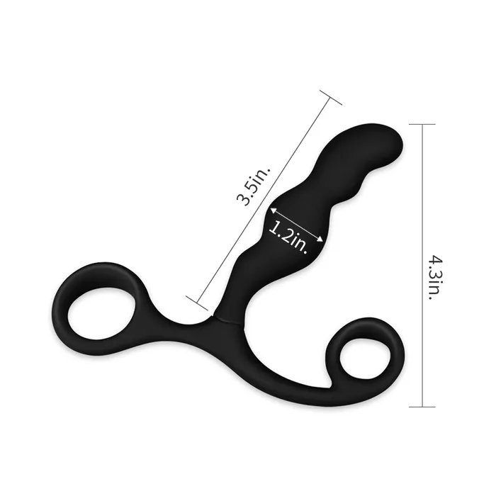 Luxury Silicone Prostate Stimulator Pspot Teaser Black Love Toy Anal