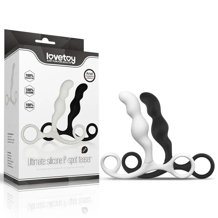 Luxury Silicone Prostate Stimulator Pspot Teaser Black Love Toy Anal