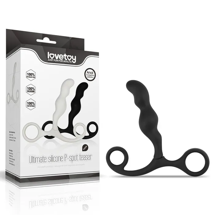 Luxury Silicone Prostate Stimulator Pspot Teaser Black Love Toy Anal