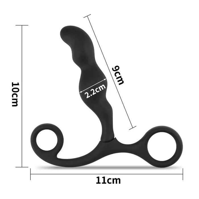 Luxury Silicone Prostate Stimulator Pspot Teaser Black Love Toy Anal