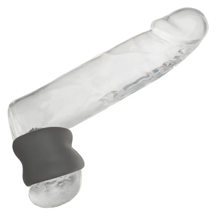 Male Sex Toys California Exotic Novelties Soft Silicone Testicle Clip Alpha Gray