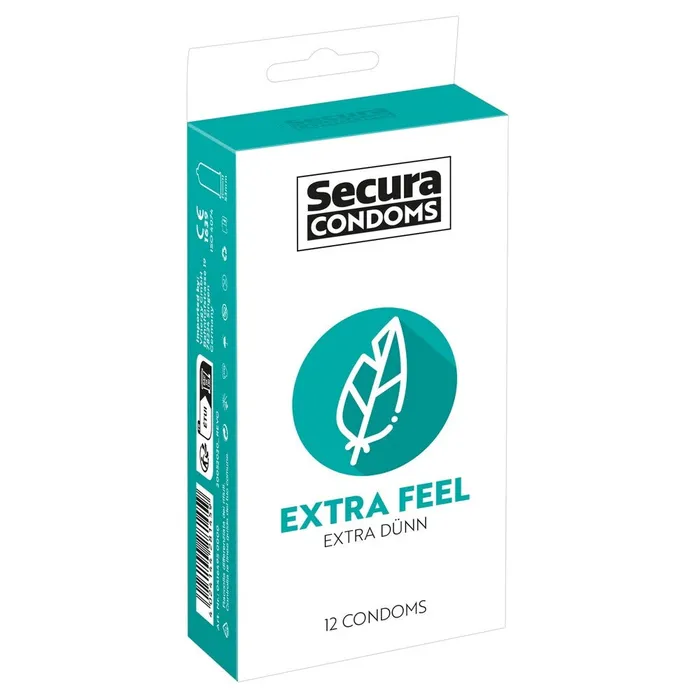 Male Sex Toys Secura Condoms 12 Pack Extra Feel Secura Kondome