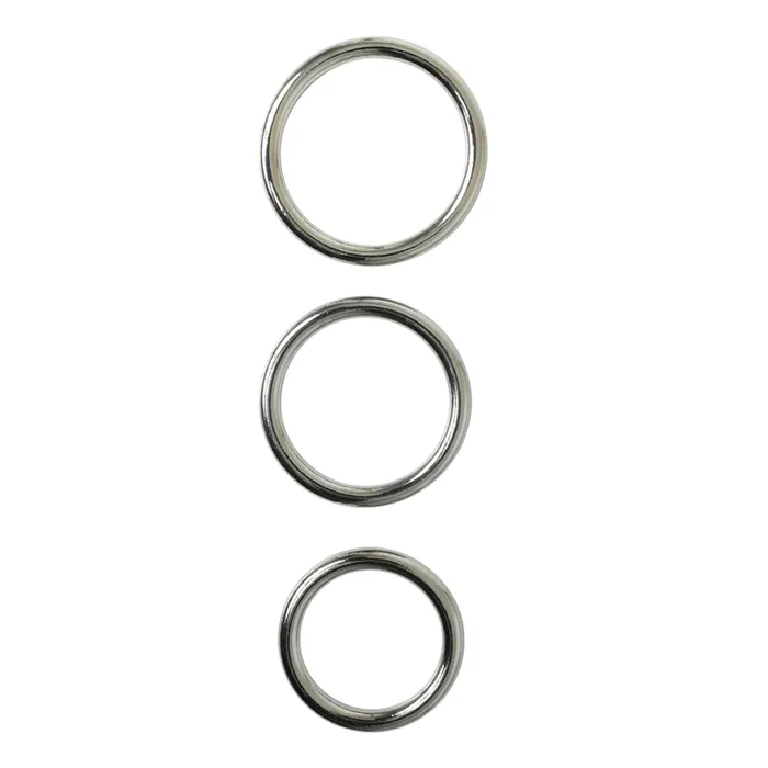 Male Sex Toys Sportsheets Metal O Ring 3 pack