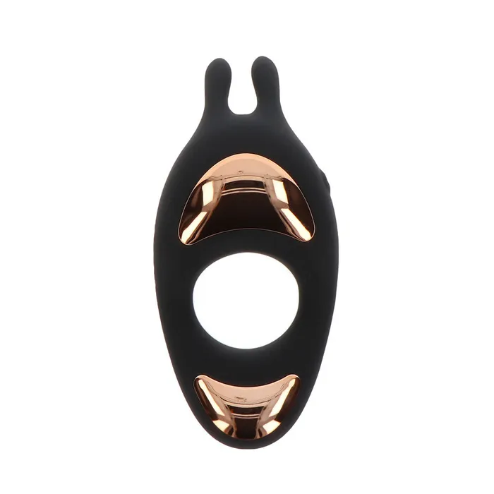 Male Sex Toys ToyJoy Luxury Silicone Vibrating Cock Ring with Clitoris Stimulator