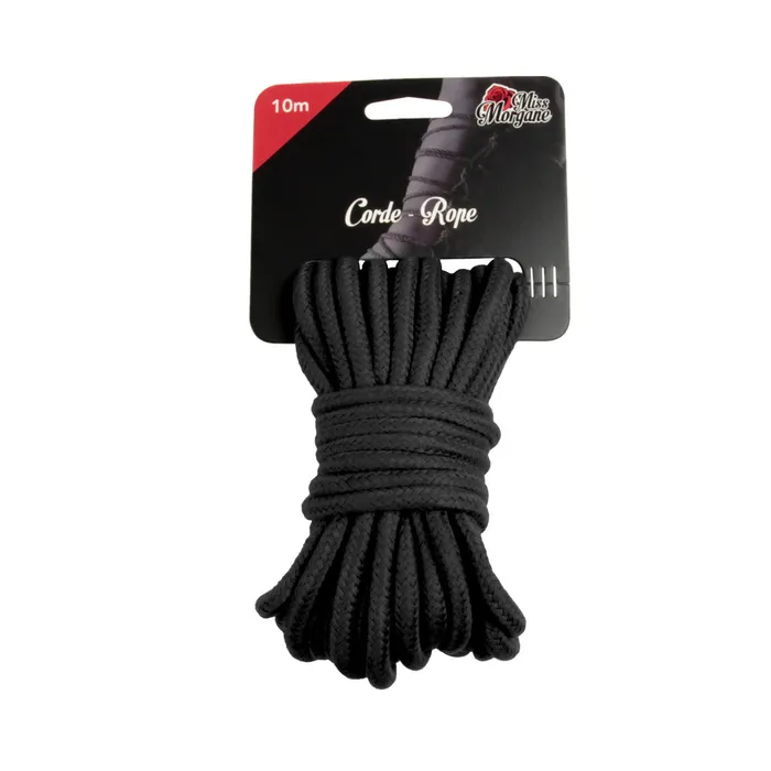 Miss Morgane Black Bondage Rope Restraint 10m 32 Feet Length Sexessories Anal