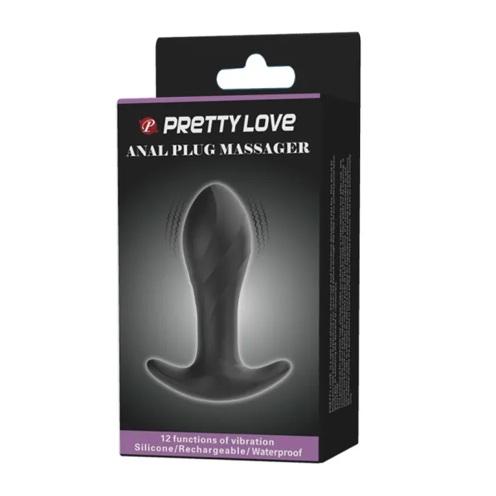 Morton Black Rechargeable Anal Stimulator Pretty Love Anal