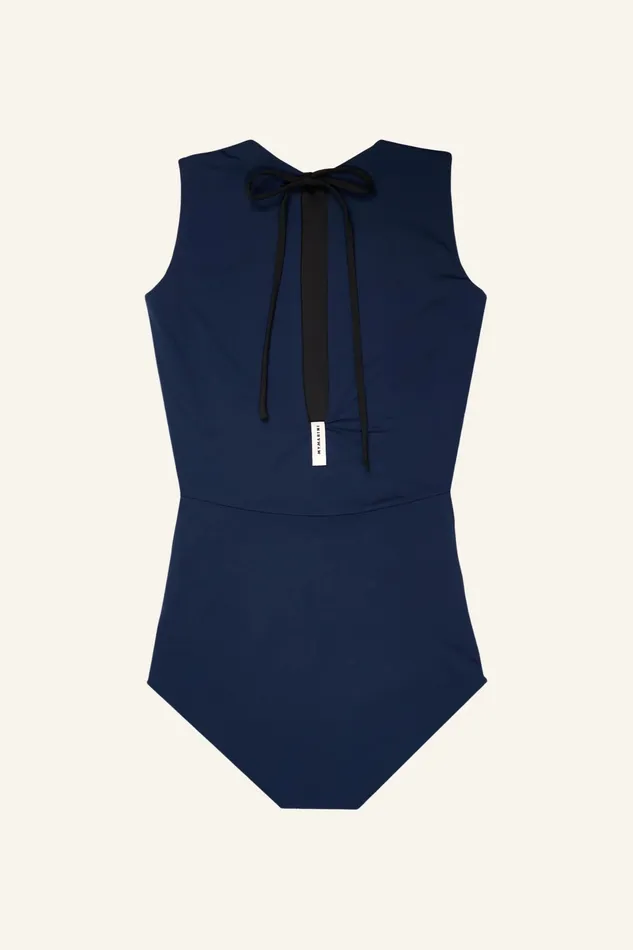 MyMarini Badeanzug OutfitOnepiece Black Navy Le Pop Lingerie Anal