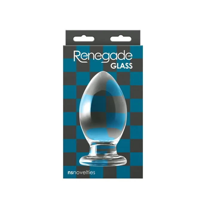 NS Novelties Renegade Bishop Glass Butt Plug Anal