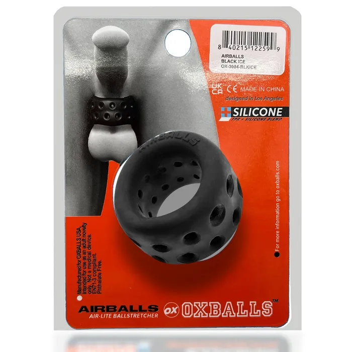 OXBALLS Anal AIRBALLS airlite ballstretcher BLACK ICE