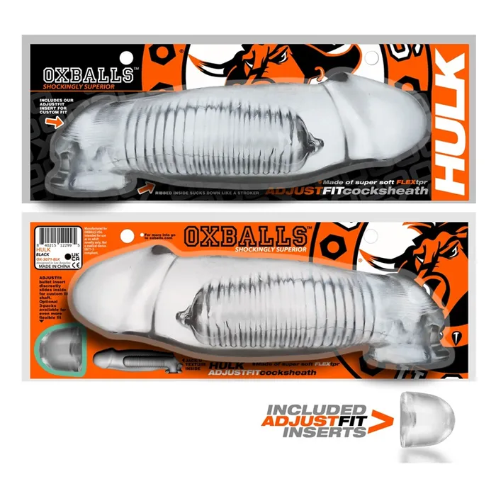 OXBALLS Dildos HULK gargantic cocksheath CLEAR