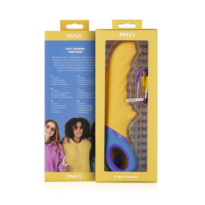 PMV20 Rechargeable Gspot Silicone Textured Vibrator Female Sex Toys