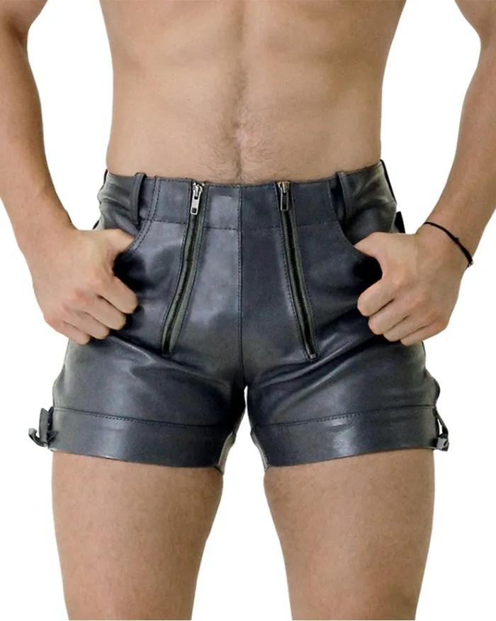 Restraints Extasy PU Leather Shorts