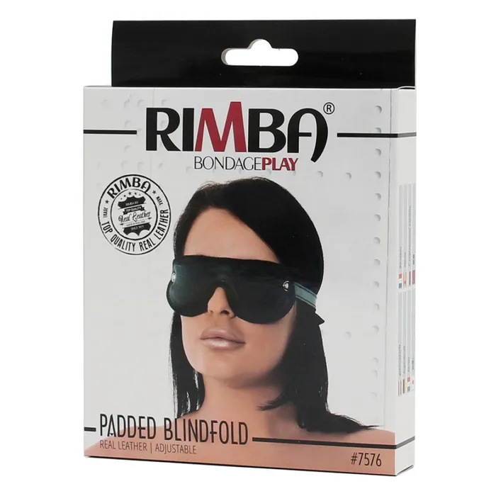 Restraints Rimba Rimba Leather Padded Blindfold