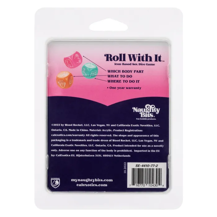 Roll With It Erotic Dice California Exotic Novelties Male Sex Toys