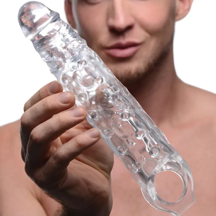 Size Matters Male Sex Toys Size Matters 3 Clear Penis Extender Sleeve