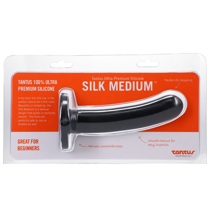 Tantus Male Sex Toys Silk Medium Onyx Firm